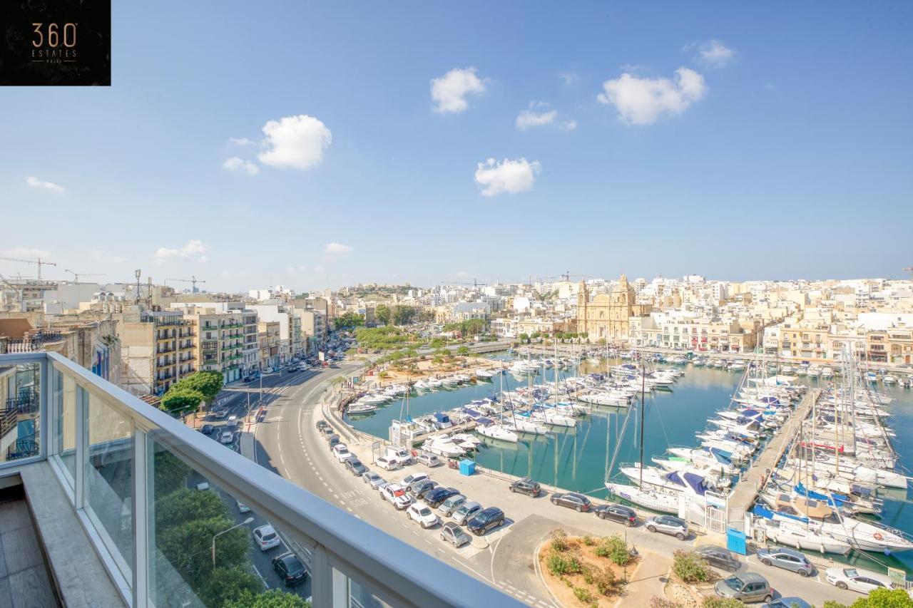 Seafront, Designer Apt With Private Terrace & Wifi By 360 Estates Pietà Exterior photo
