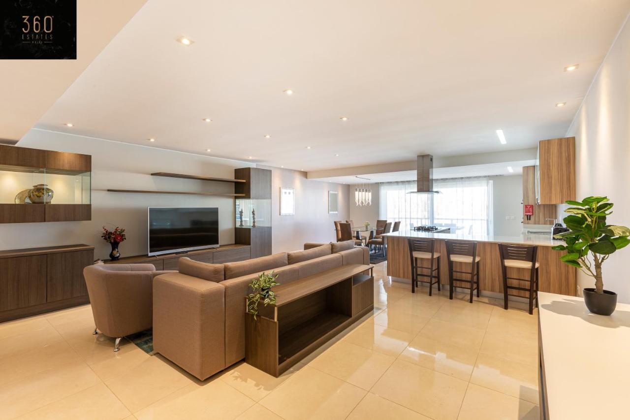 Seafront, Designer Apt With Private Terrace & Wifi By 360 Estates Pietà Exterior photo
