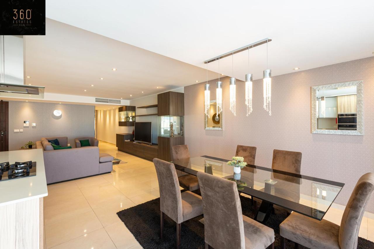 Seafront, Designer Apt With Private Terrace & Wifi By 360 Estates Pietà Exterior photo