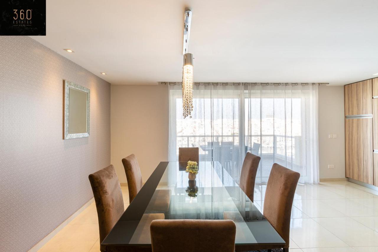 Seafront, Designer Apt With Private Terrace & Wifi By 360 Estates Pietà Exterior photo